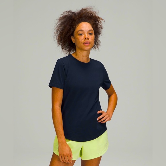 lululemon athletica Tops - Lululemon True Love Crew Navy, Size 8